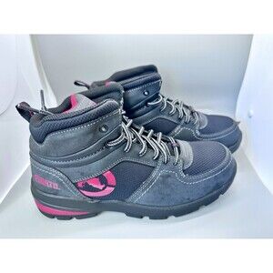 Ecko Unltd Hiking Boots Sneakers Boys/Men Black Red Size 6.5US 2011 Y2K Style